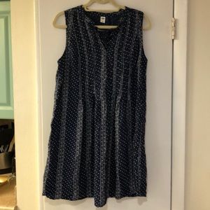 Sleeveless Pintuck Swing Dress - Old Navy